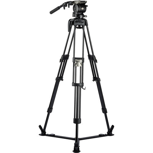 Sistema de trípode Libec HS-150Q con cabezal H15, separador de suelo y estuche