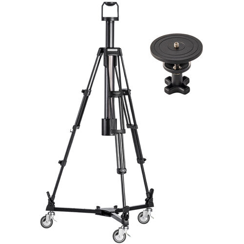 Columna de pedestal eléctrica Libec LX-ePed Studio con plataforma rodante estándar