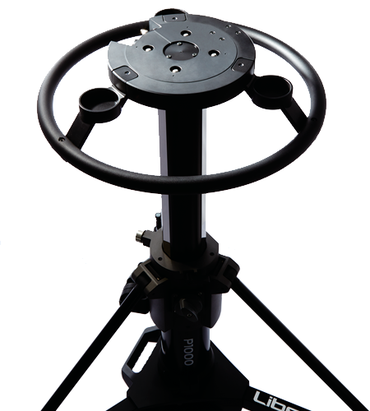 Sistema de pedestal de base plana Libec P1000 de 150 mm