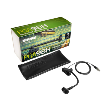 Micrófono condensador cardioide con pinza para instrumento PGA98H-TQG