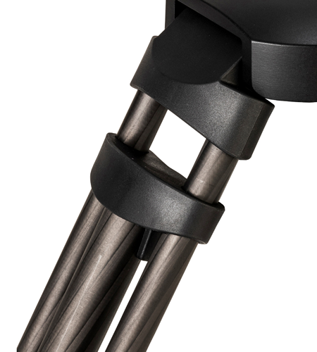 Trípode ligero de fibra de carbono Libec RT20C de 2 etapas con trípode de 75 mm