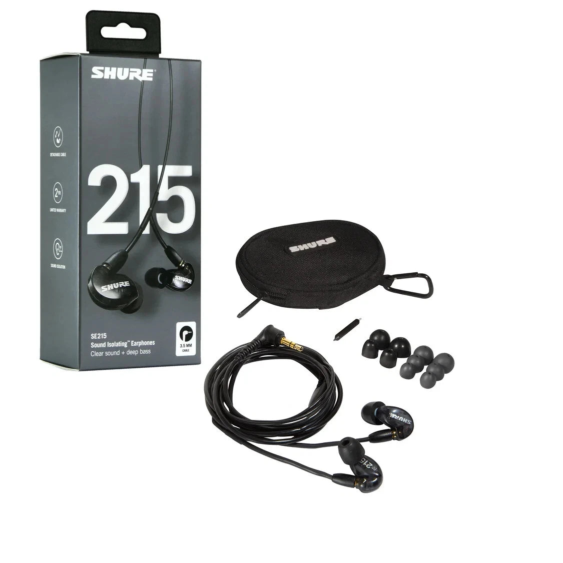 SE215-K Auriculares Profesionales con tecnología Sound Isolating™