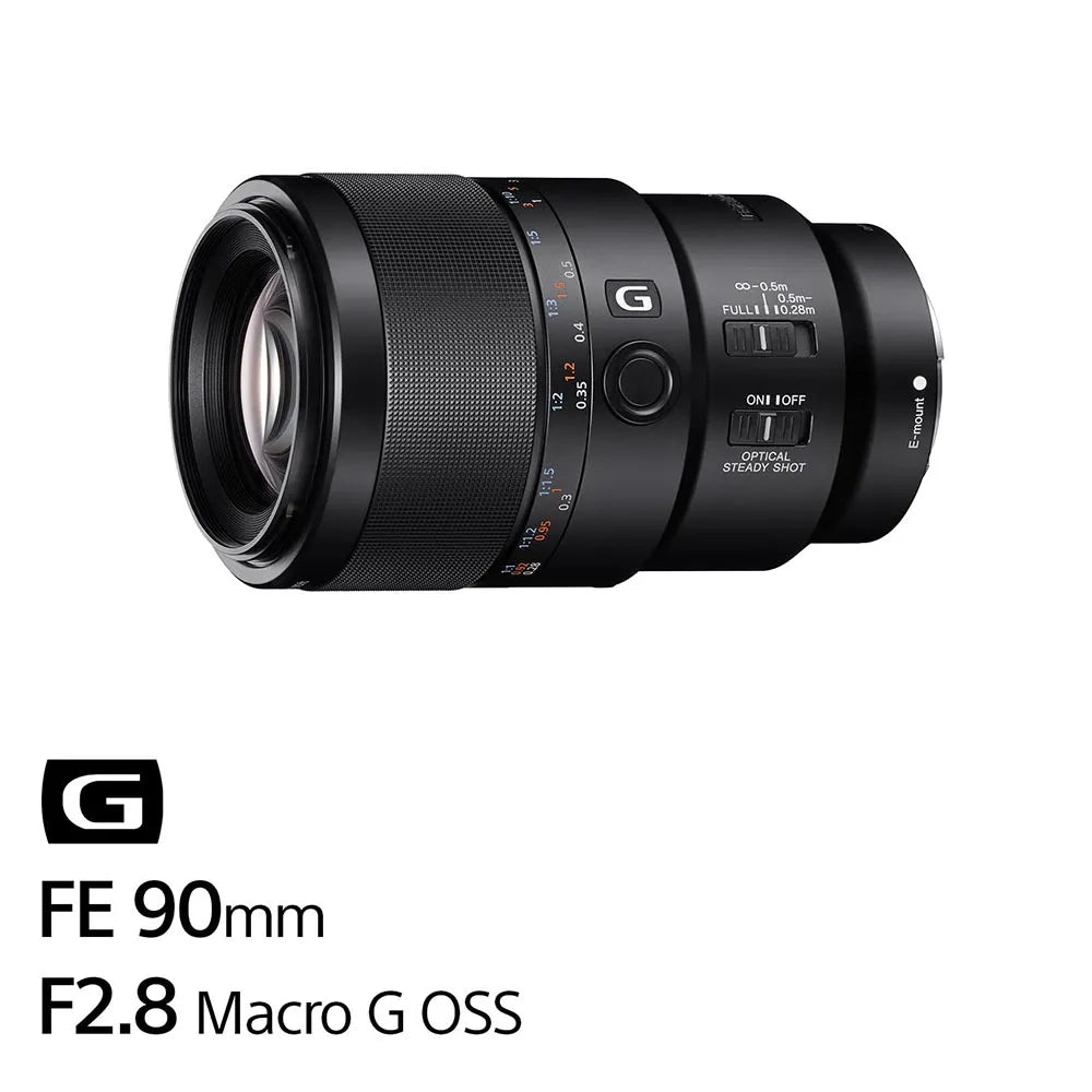 Lente FE 90 mm F2.8 Macro G OSS SEL90M28G