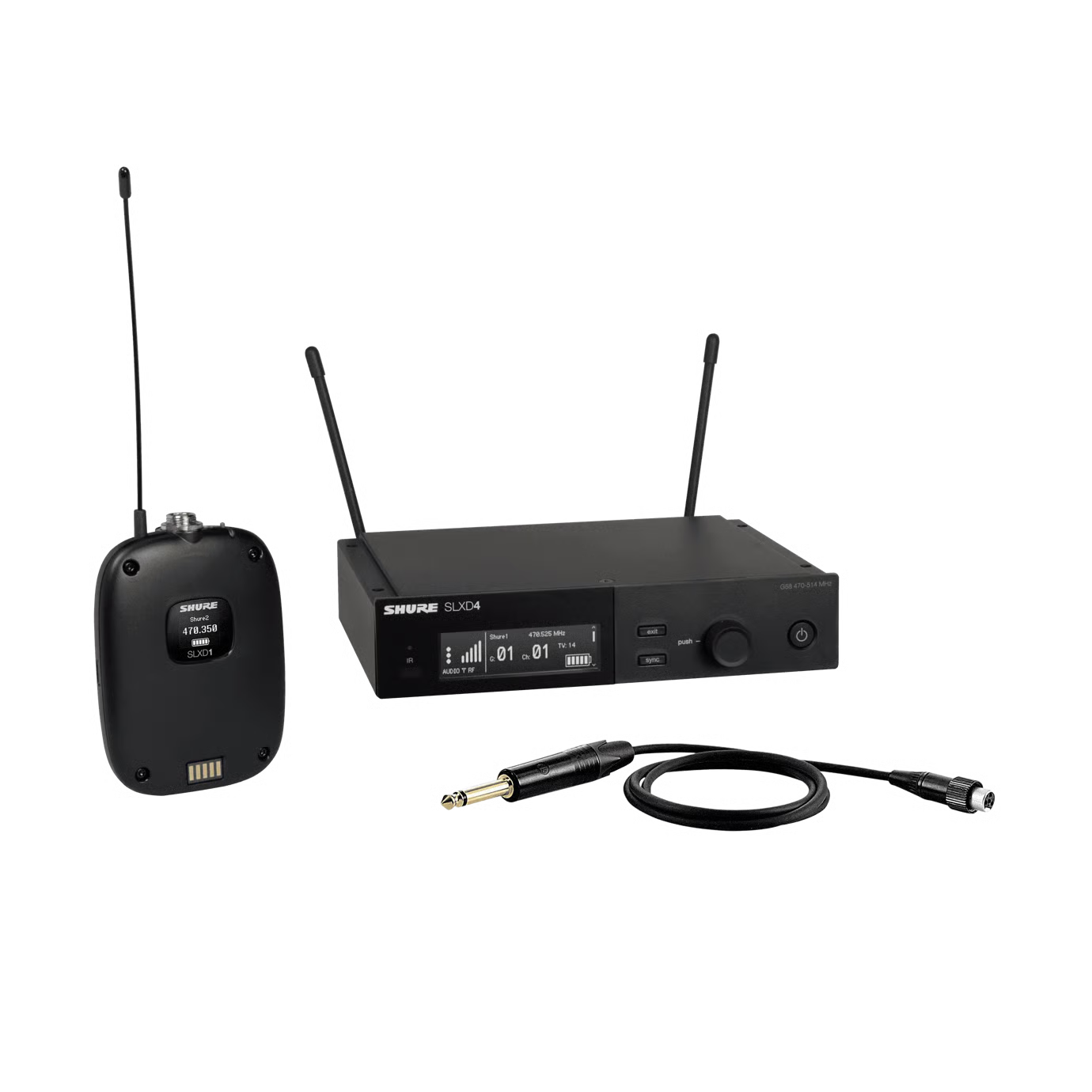 Sistema inalámbrico con transmisor SLXD1 Bodypack