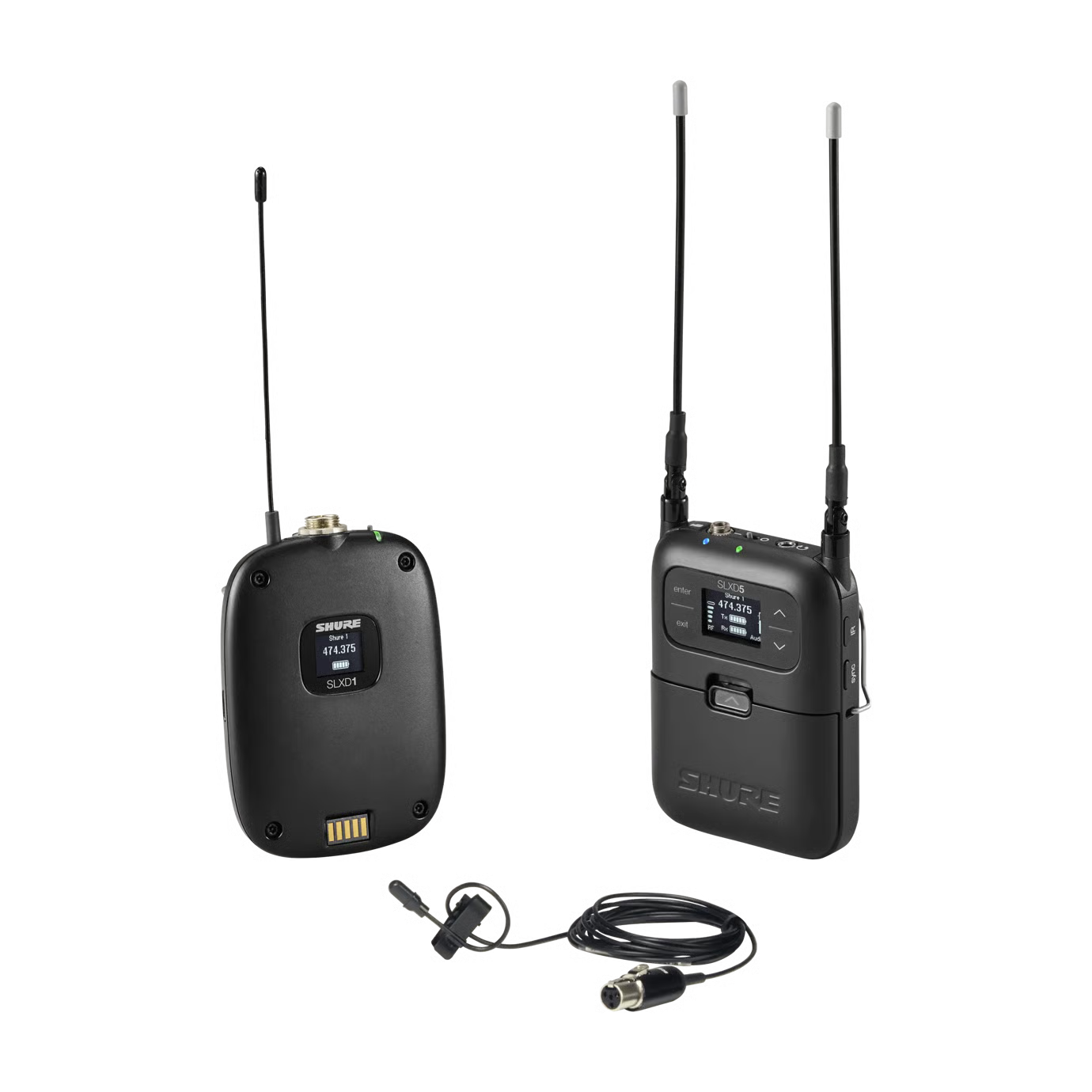 Sistema Inalámbrico Portátil Con Transmisor Bodypack SLXD1 y Micrófono de Solapa DL4