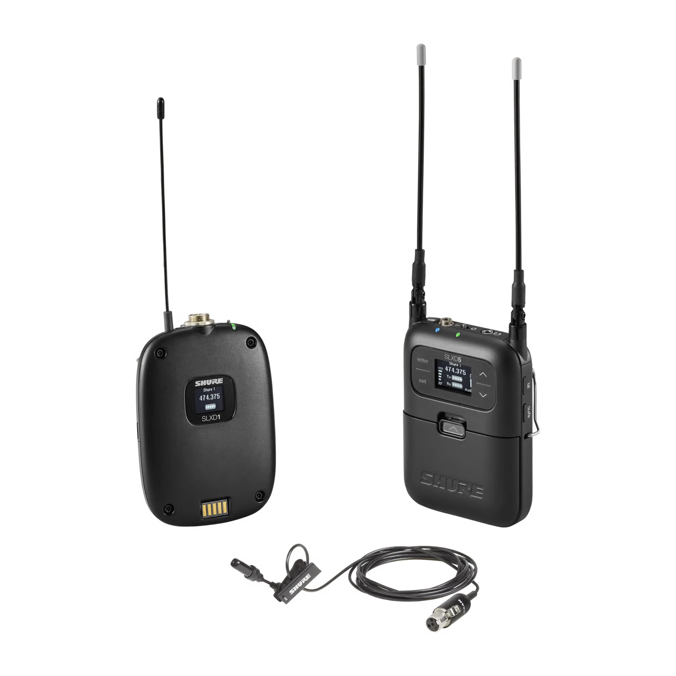 Sistema Inalámbrico Portátil Con Transmisor Bodypack SLXD1 y Micrófono de Solapa UL4B