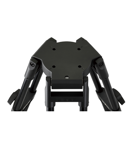 Patas de trípode de aluminio de dos etapas de alta resistencia Libec T150F (base plana de 4 pernos)