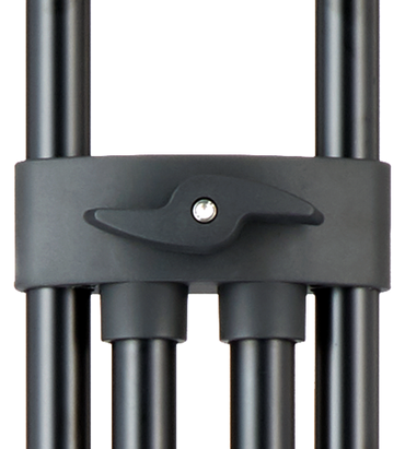 Patas de trípode de aluminio de dos etapas de alta resistencia Libec T150F (base plana de 4 pernos)