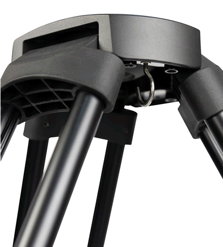 Sistema de trípode Libec TH-V con base de doble cabezal y estuche