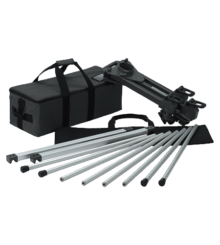 Sistema de rieles de pista Libec TR320 con plataforma rodante y estuche