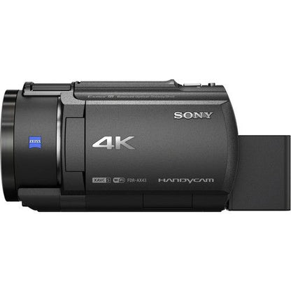 Sony Handycam® 4K AX43 con sensor CMOS Exmor R™ FDR-AX43