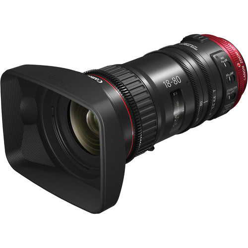 Objetivo zoom cinematográfico compacto Canon CN-E 18-80 mm T4.4 (montura EF)
