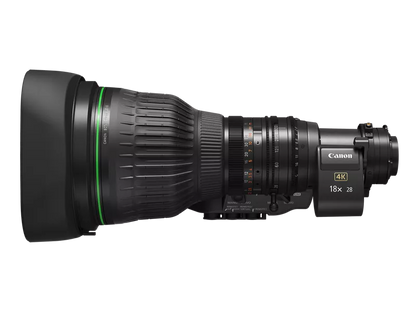 Objetivo Canon UHD 4K de 2/3" con extensor 2x