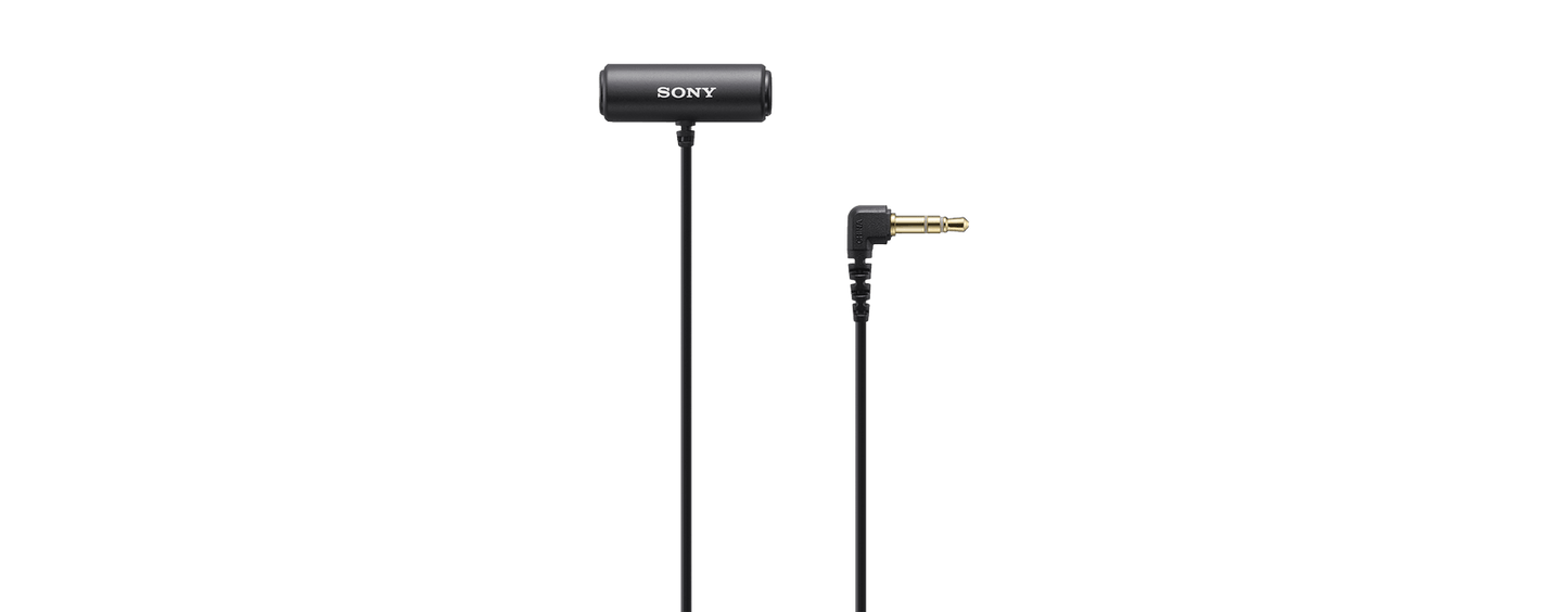 Micrófono estéreo de solapa  ECM-LV1