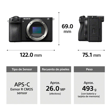 Cámara APS-C a6700 premium con montura E  ILCE-6700/BQE38