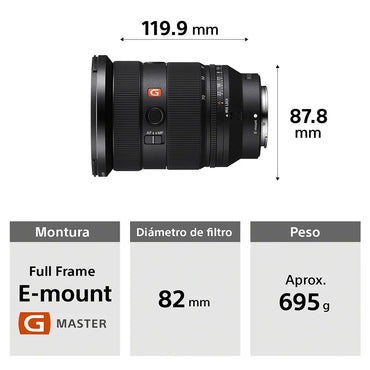Lente FE 24-70 mm F2.8 GM II  SEL2470GM2