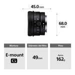 Lente FE 24 mm F2.8 G  SEL24F28G