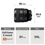 Lente FE 50 mm F1,4 GM  SEL50F14GM