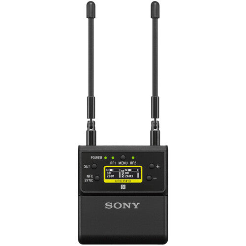 Sistema de micrófono inalámbrico omnidireccional de solapa Sony UWP-D27 para dos personas con montaje en cámara