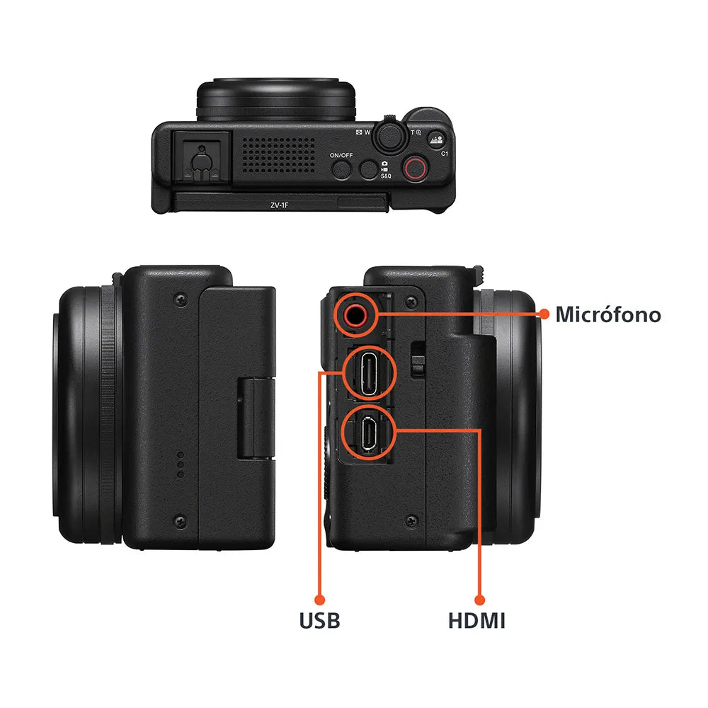 Cámara ZV-1F para videoblogs