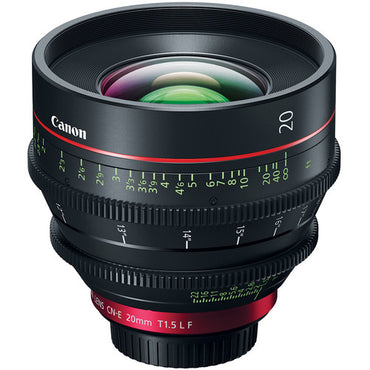 Objetivo fijo de cine Canon CN-E 20 mm T1.5 LF (montura EF)