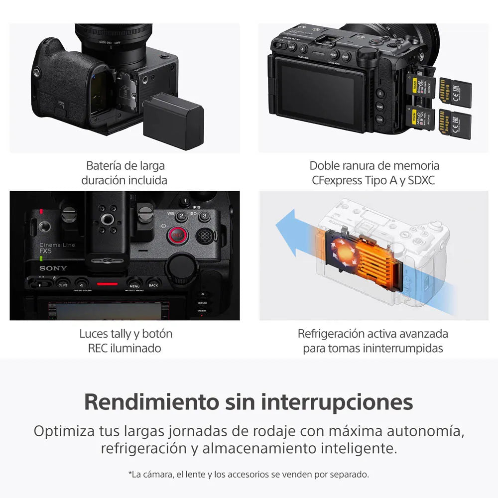 Cámara Cinema Line Full-frame FX5 (Preventa)