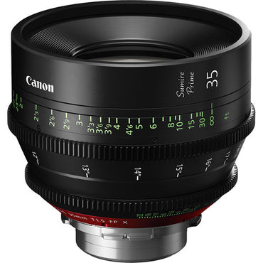 Canon 35 mm Sumire Prime T1.5 (montura PL, patas)