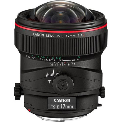 Objetivo Canon TS-E 17 mm f/4L con desplazamiento de inclinación