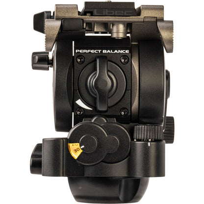 Cabezal de video Libec H45 de 75 mm con base esférica y plana y asa panorámica (carga útil de 12 kg)