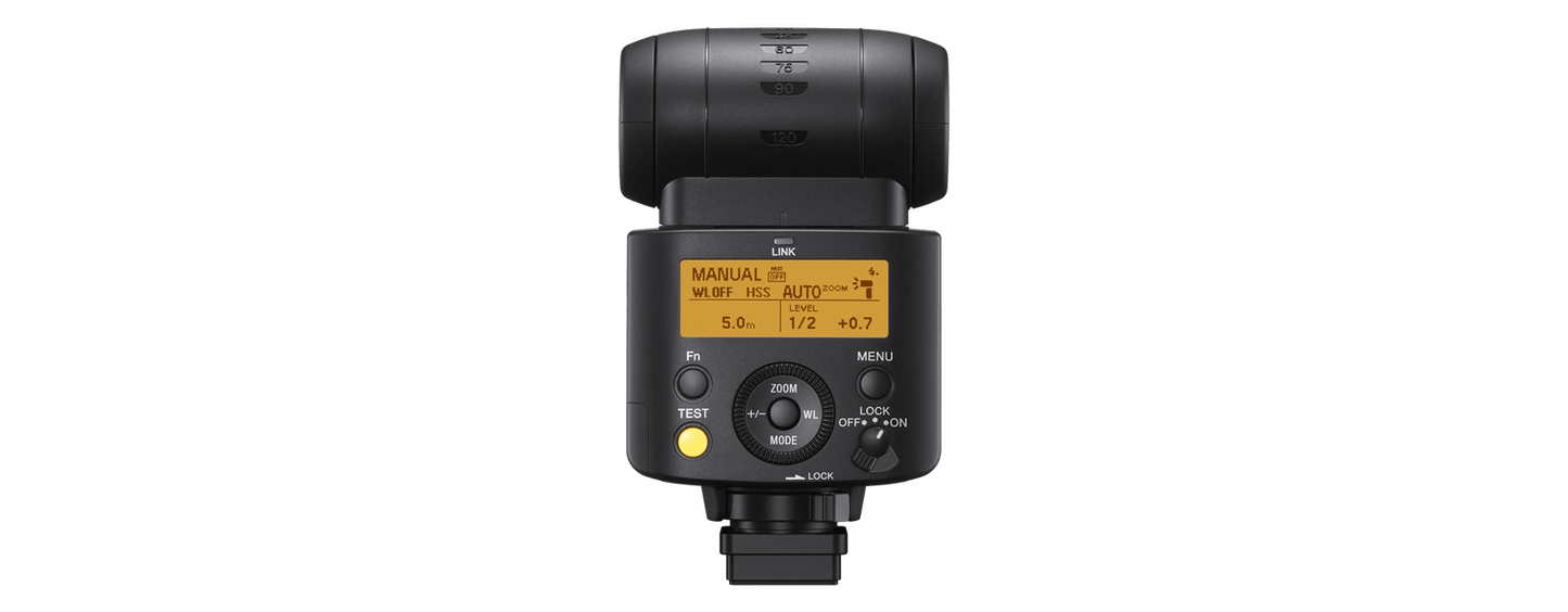 Flash Sony HVL-F46RM Wireless para Cámaras Alpha de Sony