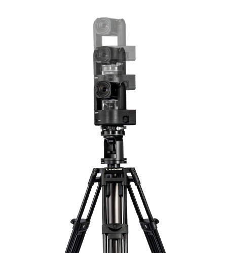 Columna de pedestal eléctrica de alta resistencia Libec LX-ePed PRO con plataforma rodante para cámaras PTZ