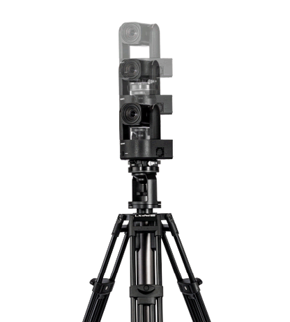 Columna de pedestal eléctrica de alta resistencia Libec LX-ePed PRO con plataforma rodante para cámaras PTZ