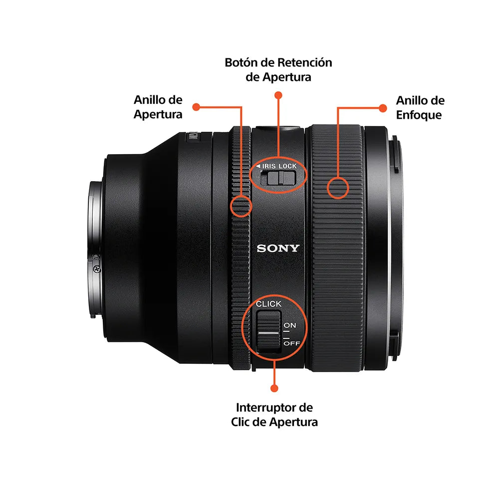 Lente FE 50 mm F1,4 GM  SEL50F14GM