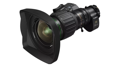 Objetivo servo gran angular Canon CJ15ex4.3B IASE S 4K UHDxs de 2/3" y 15x con unidad Type-S