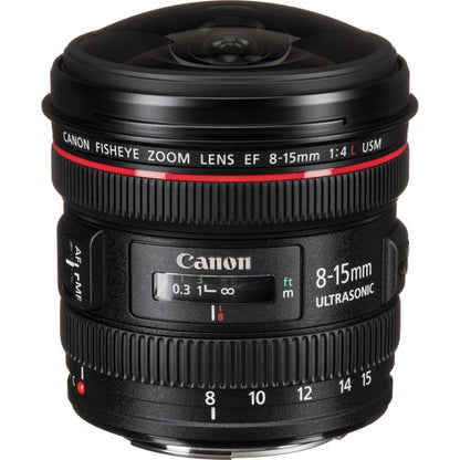 Objetivo Canon EF 8-15 mm f/4L ojo de pez USM