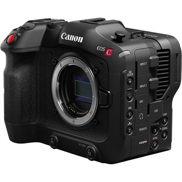 EOS C70 + EF-EOS R 0.71X. Adapter