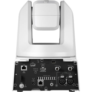 Cámara profesional Canon CR-N500 4K NDI PTZ con zoom de 15x (blanco titanio)