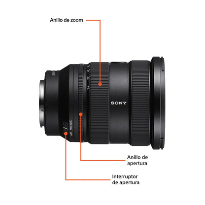 Lente Zoom Gran Angular | Montura E Full Frame | G Master | 16-35mm F2.8 | SEL1635GM2