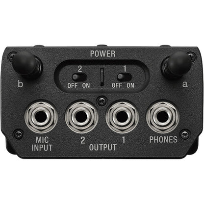 Sistema de micrófono inalámbrico omnidireccional de solapa Sony UWP-D27 para dos personas con montaje en cámara