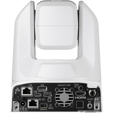 Cámara Canon CR-N300 4K NDI PTZ con zoom 20x (blanco titanio)