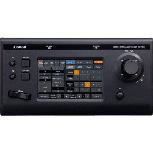 Controlador de joystick PTZ con pantalla táctil Canon RC-IP100