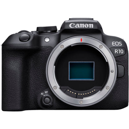 Cámara sin espejo Canon EOS R10 con lente de 18-45 mm (Kit de creación de contenido)