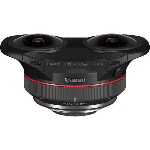 Objetivo Canon RF 5,2 mm f/2,8 L Dual Fisheye 3D VR