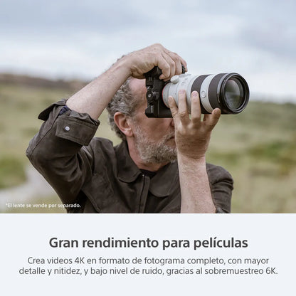 Cámara profesional compacta Alpha | Full Frame Mirrorless | 61.0 MP | 4K 60p/50p |ILCE-7CR E38
