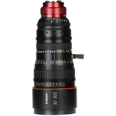 Objetivo zoom cinematográfico Canon CN-E 30-300 mm T2.95-3.7 LS con montura EF