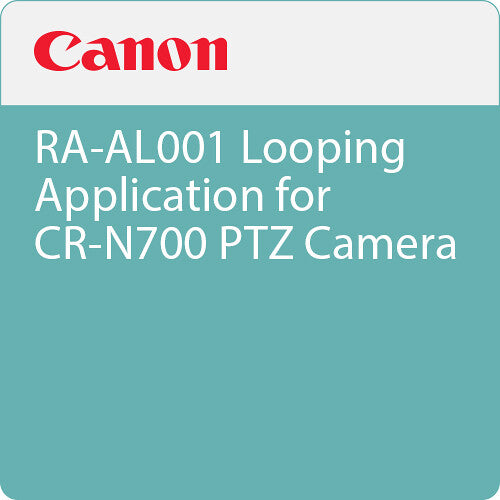 Aplicación Canon RA-AL001 de bucle automático para cámaras PTZ CR-N700/N500