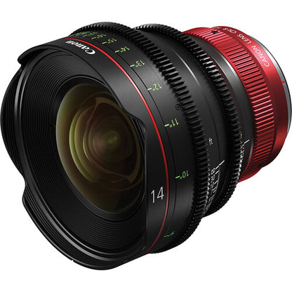 Objetivo fijo de cine Canon CN-R 14 mm T3.1 LF (Canon RF)