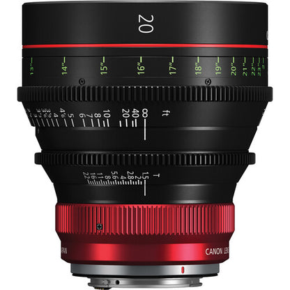 Objetivo fijo de cine Canon CN-R 20 mm T1.5 LF (Canon RF)