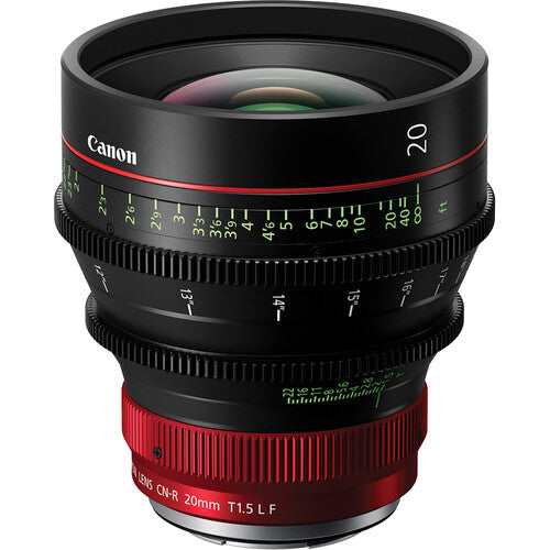 Objetivo fijo de cine Canon CN-R 20 mm T1.5 LF (Canon RF)