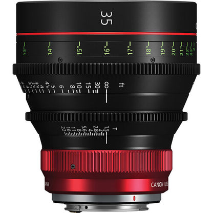 Objetivo fijo de cine Canon CN-R 35 mm T1.5 LF (Canon RF)